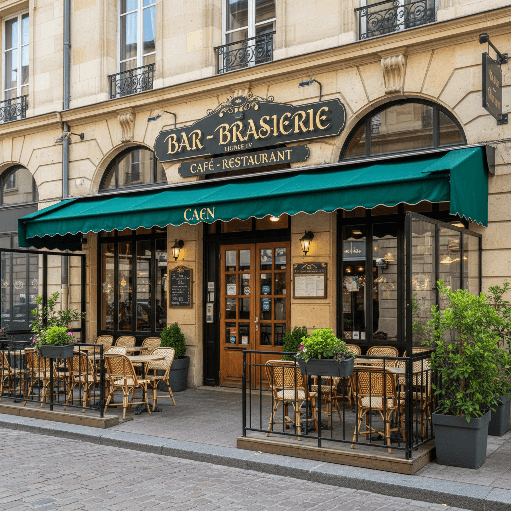 Bar-brasserie à Caen : terrasse - licence IV - Image 1
