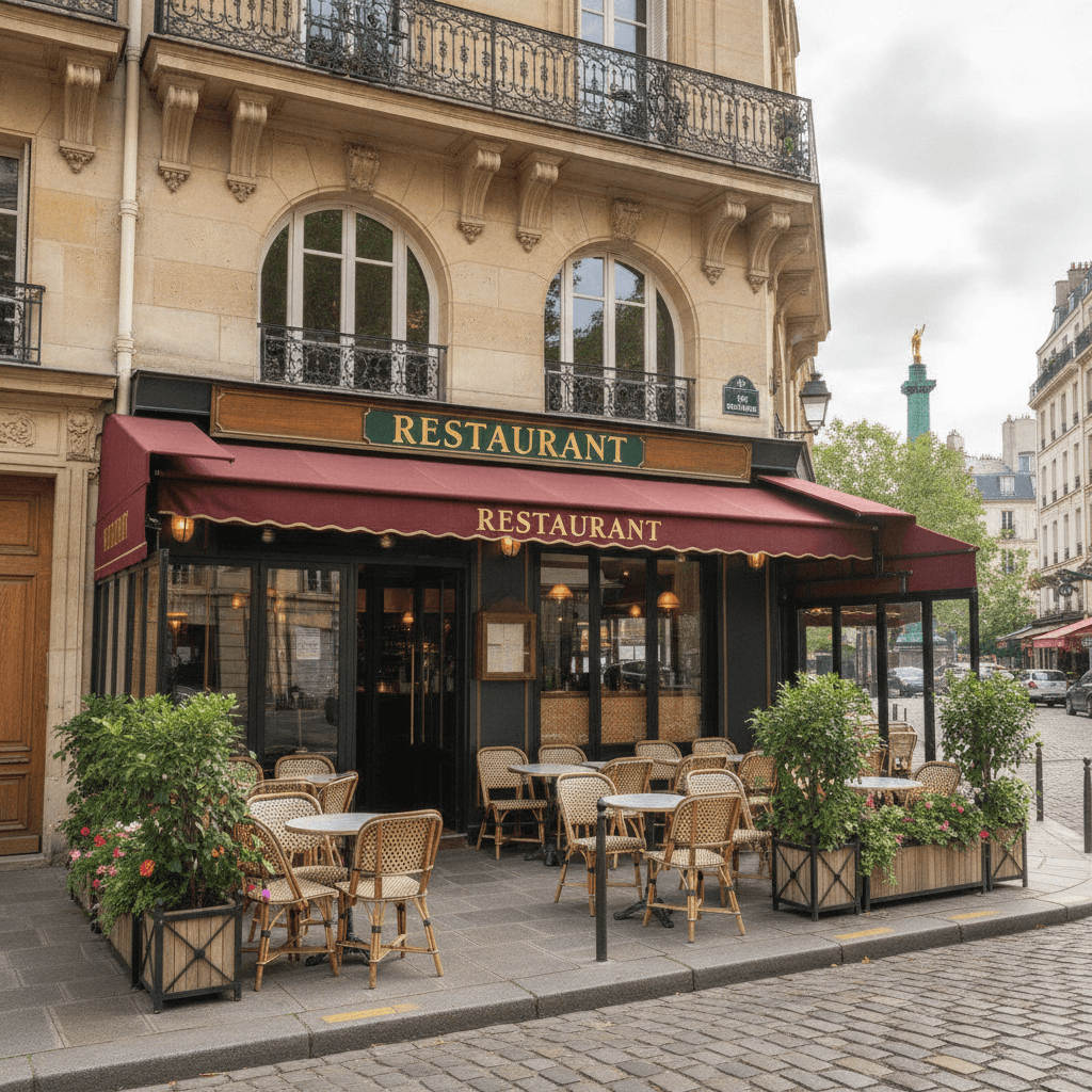 Restaurant 161m² à Paris : terrasse - licence IV en liquidation judiciaire