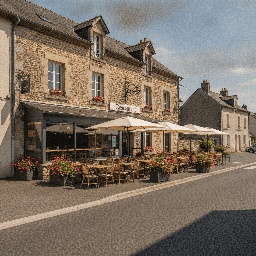 Restaurant 200m² à Garlin : terrasse - licence IV - Image 1