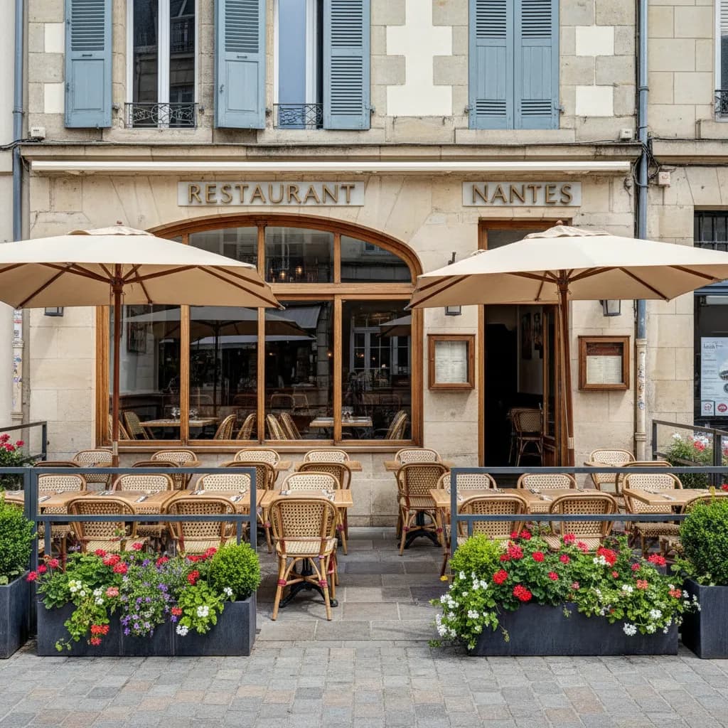 Restaurant 80m² à Nantes : terrasse - licence IV - Image 1
