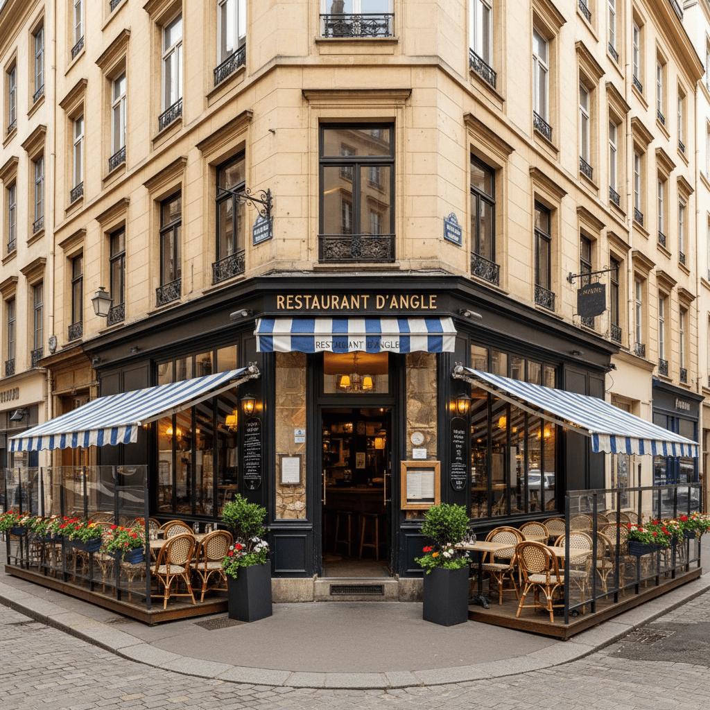 Restaurant 110m² à Lyon : terrasse - extraction
