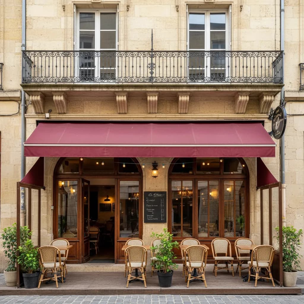 Bar-brasserie 82m² à Bordeaux : terrasse - licence IV - Image 1