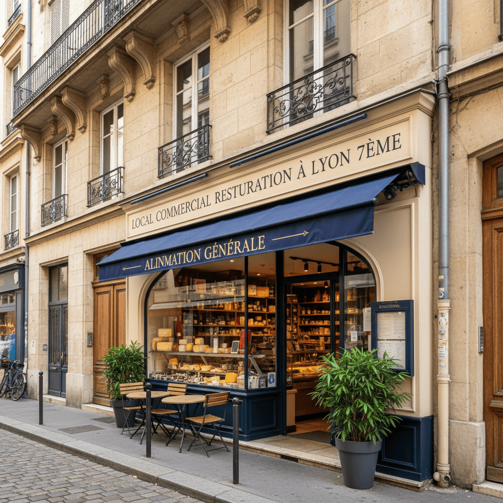 Alimentation générale 101m² à Lyon : extraction