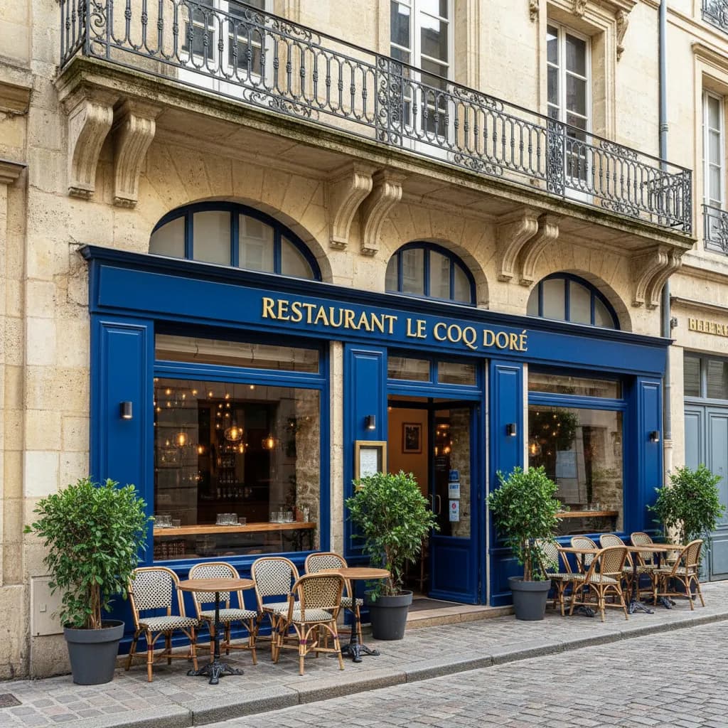 Restaurant 135m² à Bordeaux : terrasse - extraction - Image 1