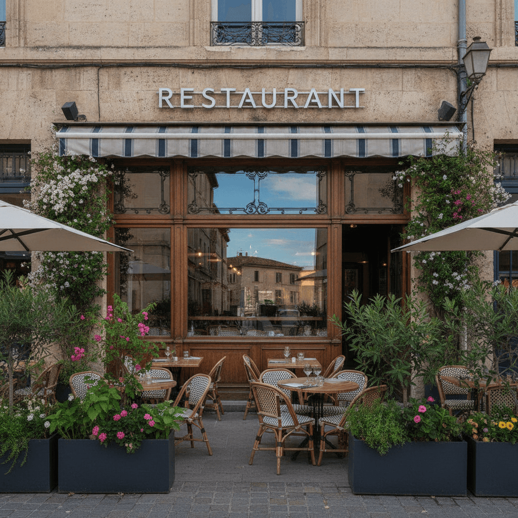Restaurant à Montpellier : terrasse - licence IV - Image 1