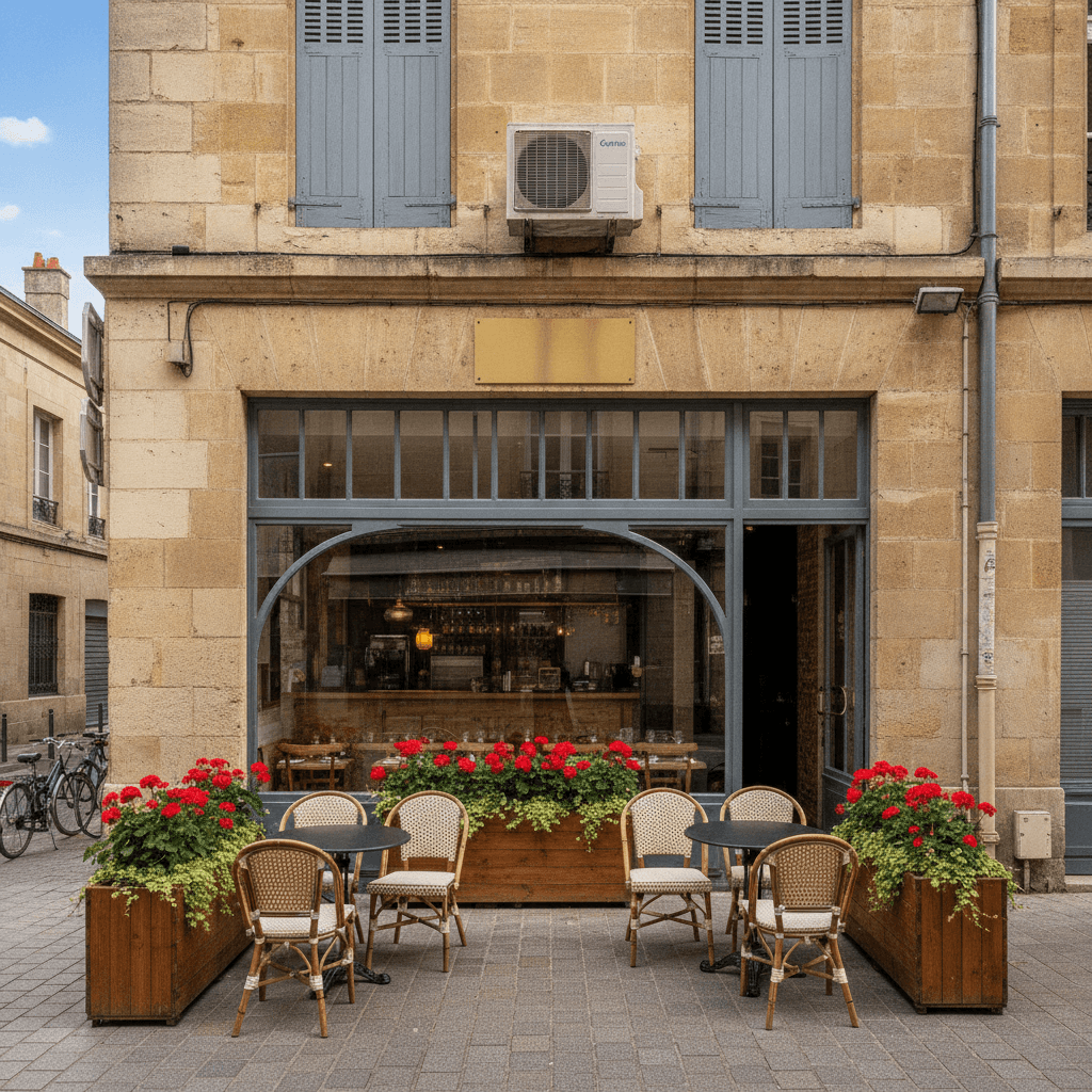 Restaurant 50m² à Bordeaux : extraction - climatisation - Image 1