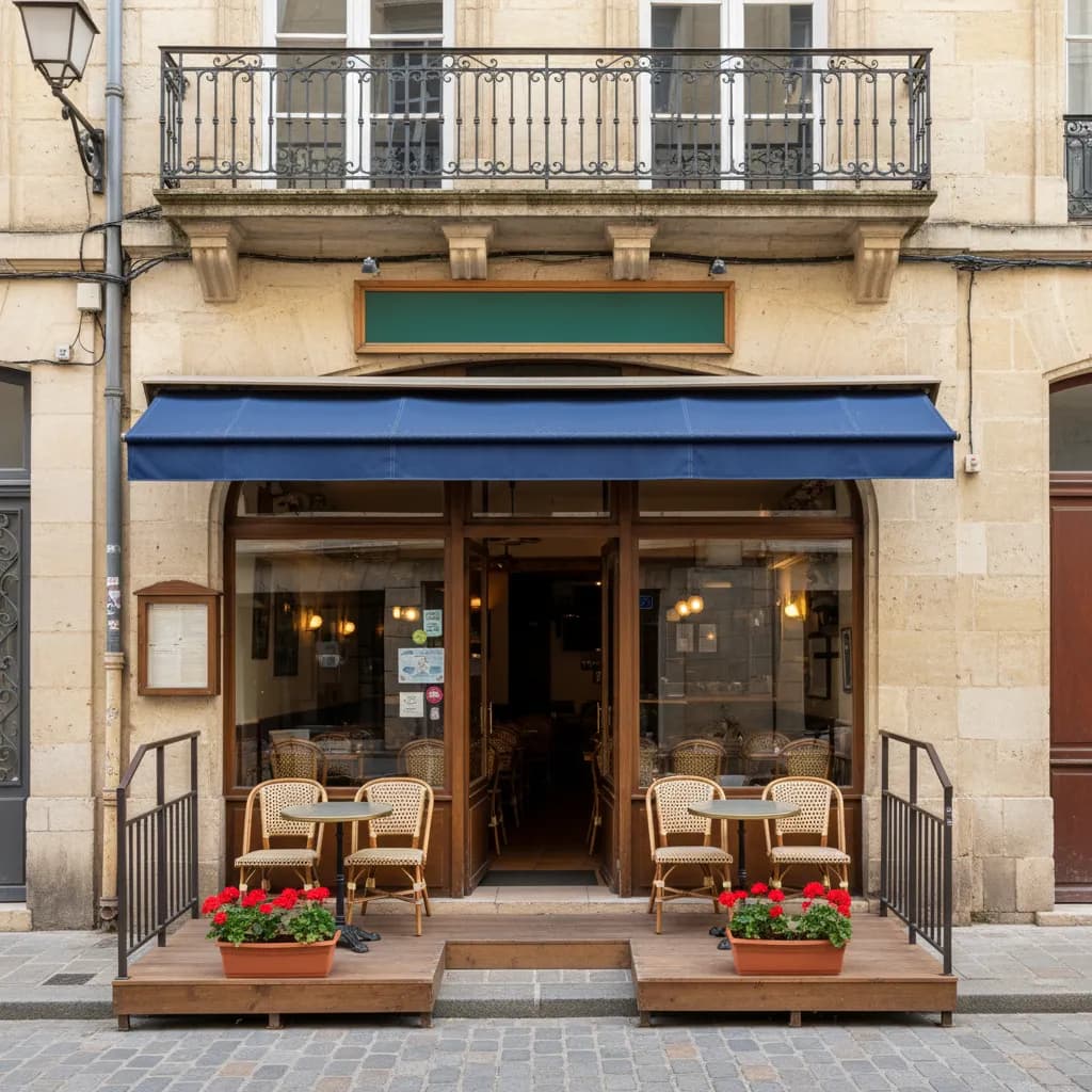 Restaurant 60m² à Bordeaux : terrasse - licence IV - Image 1