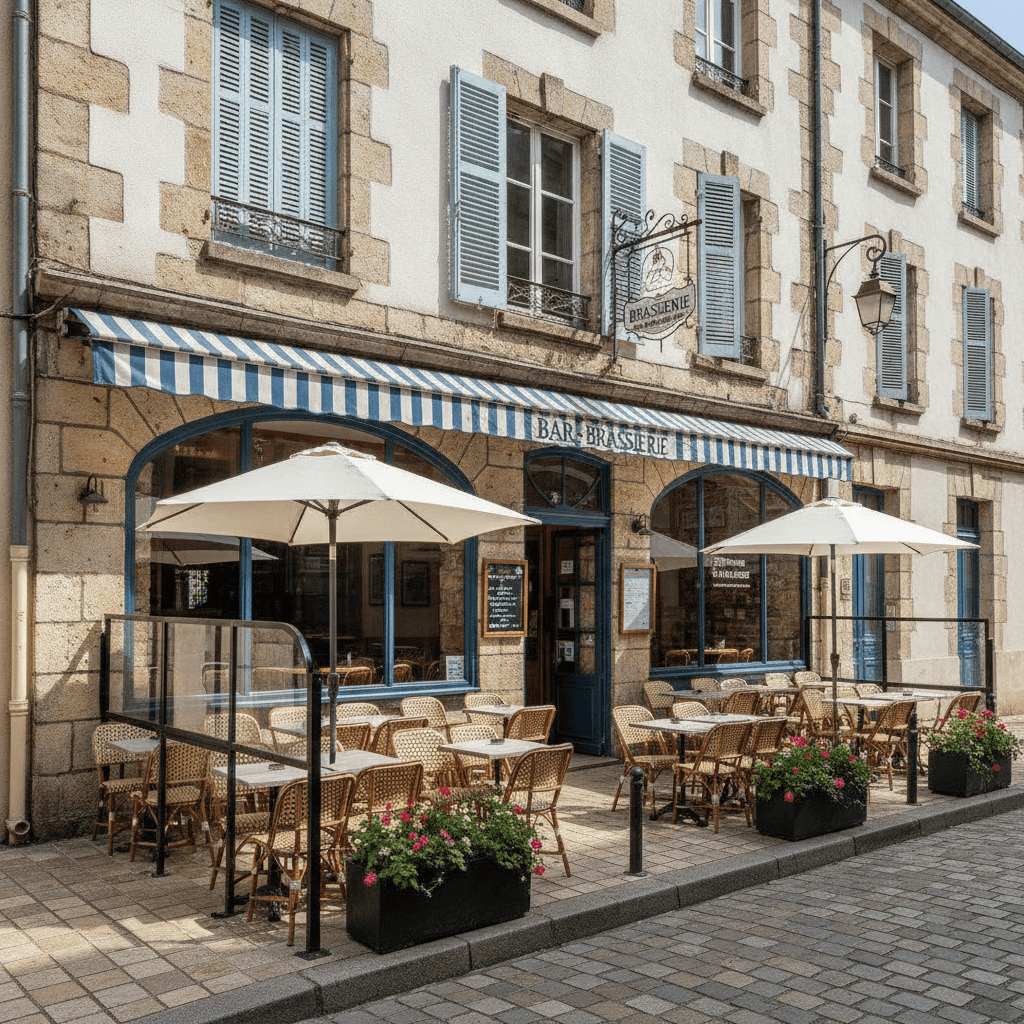 Bar-brasserie 38 couverts à Saint-Denis : terrasse - licence IV