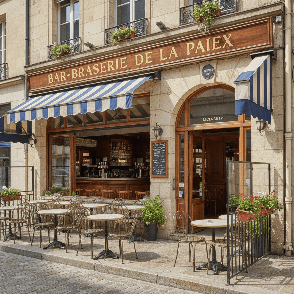 Bar-brasserie 150m² à Rennes : terrasse - licence IV - Image 1