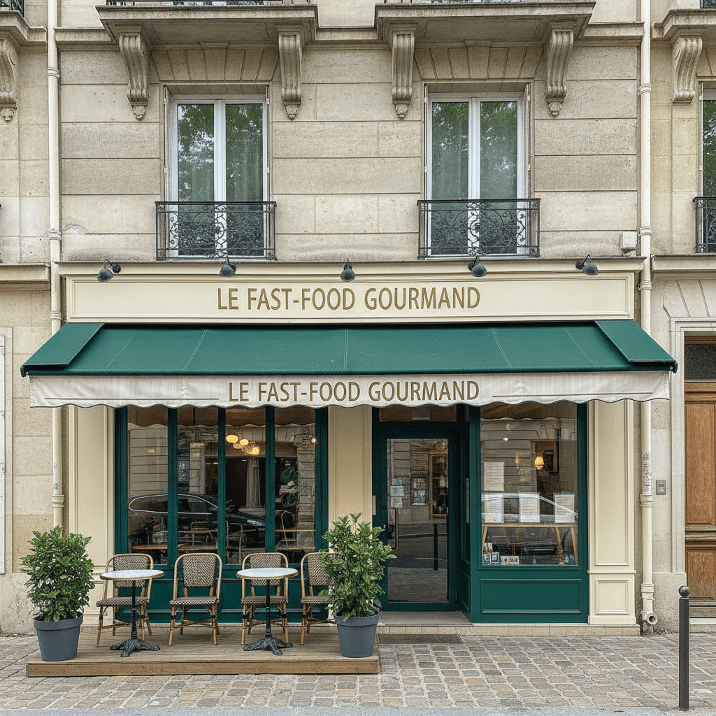 Fast-food 32m² à Courbevoie : extraction