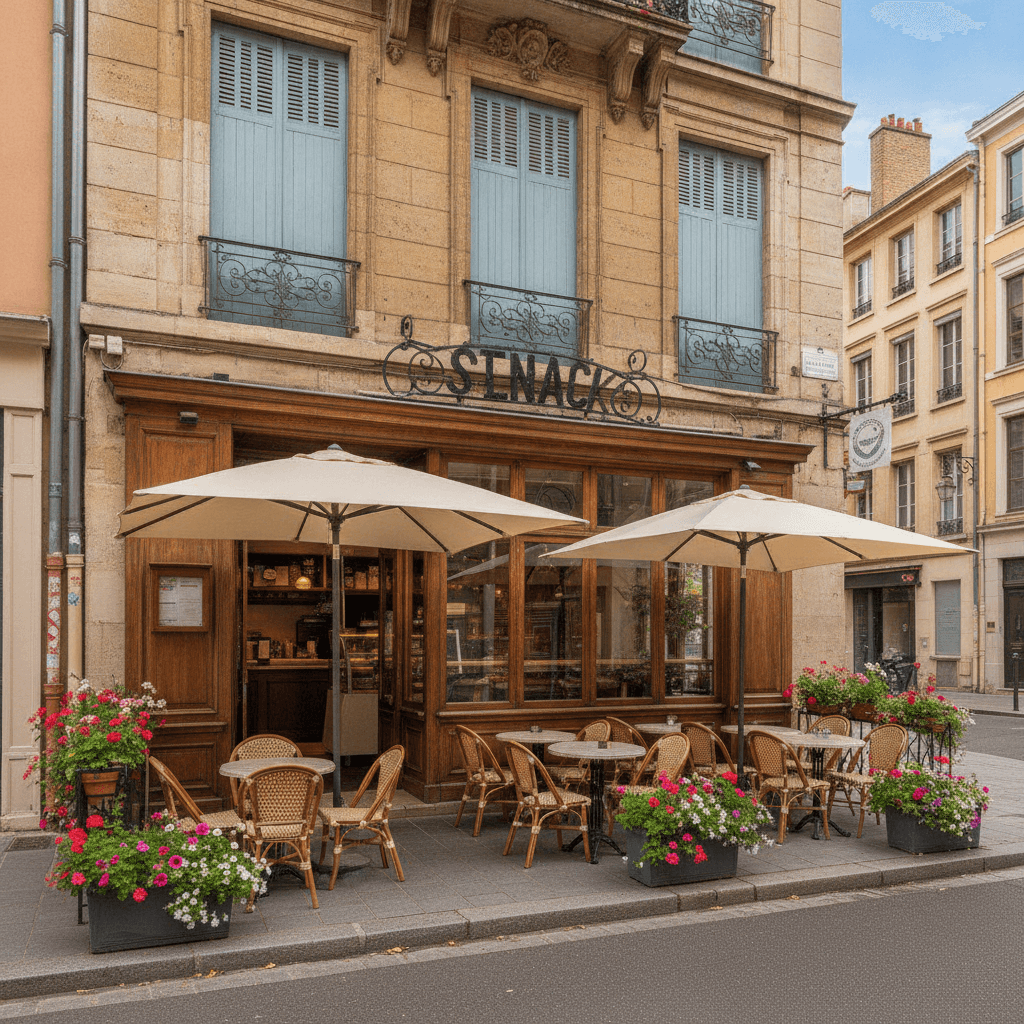 Snack 100m² à Lyon : terrasse - licence IV - Image 1