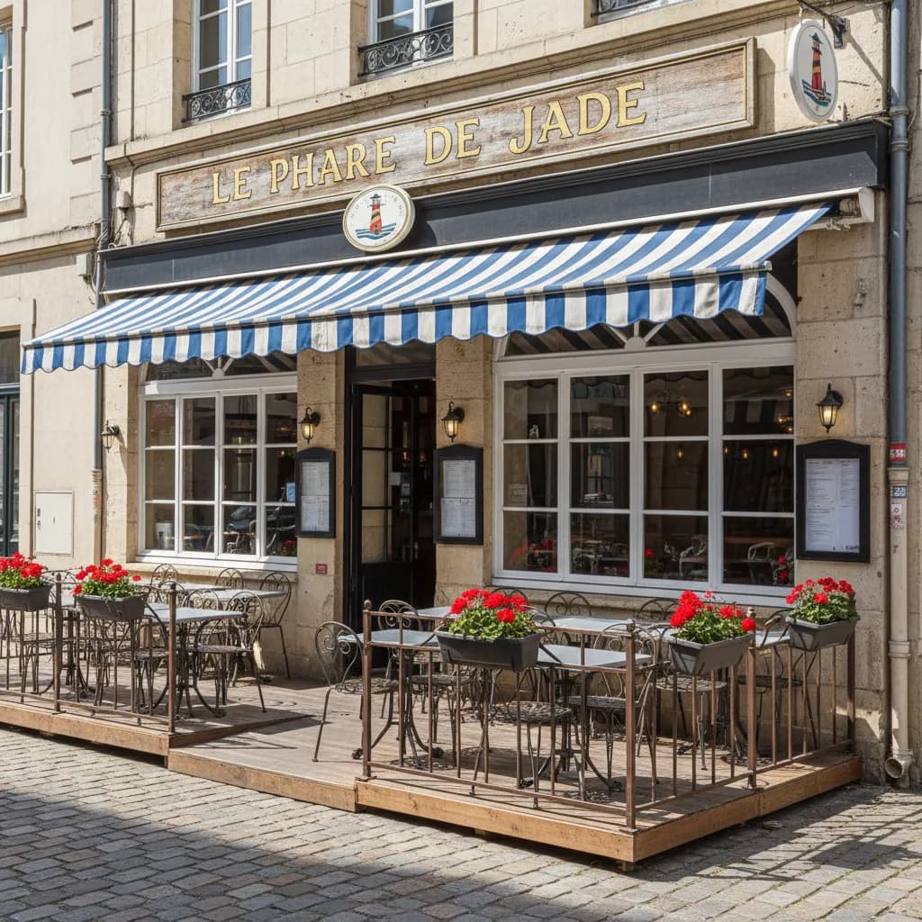 Restaurant à Nantes : terrasse - extraction - Image 1