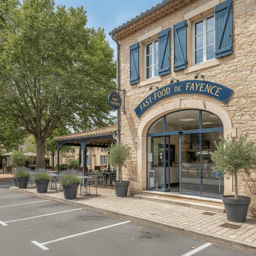Fast-food 240m² à Fayence : terrasse - licence IV - Image 1