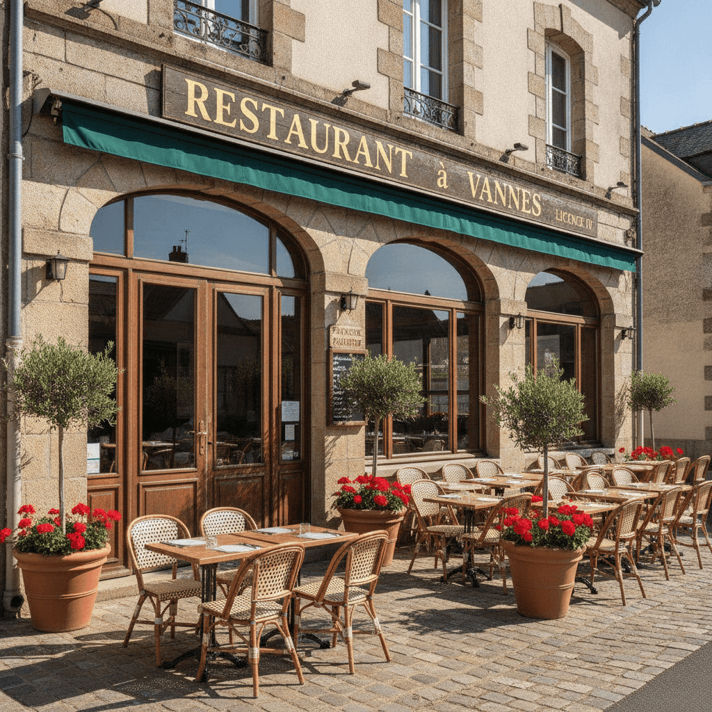 Restaurant à Vannes : terrasse - licence IV - Image 1
