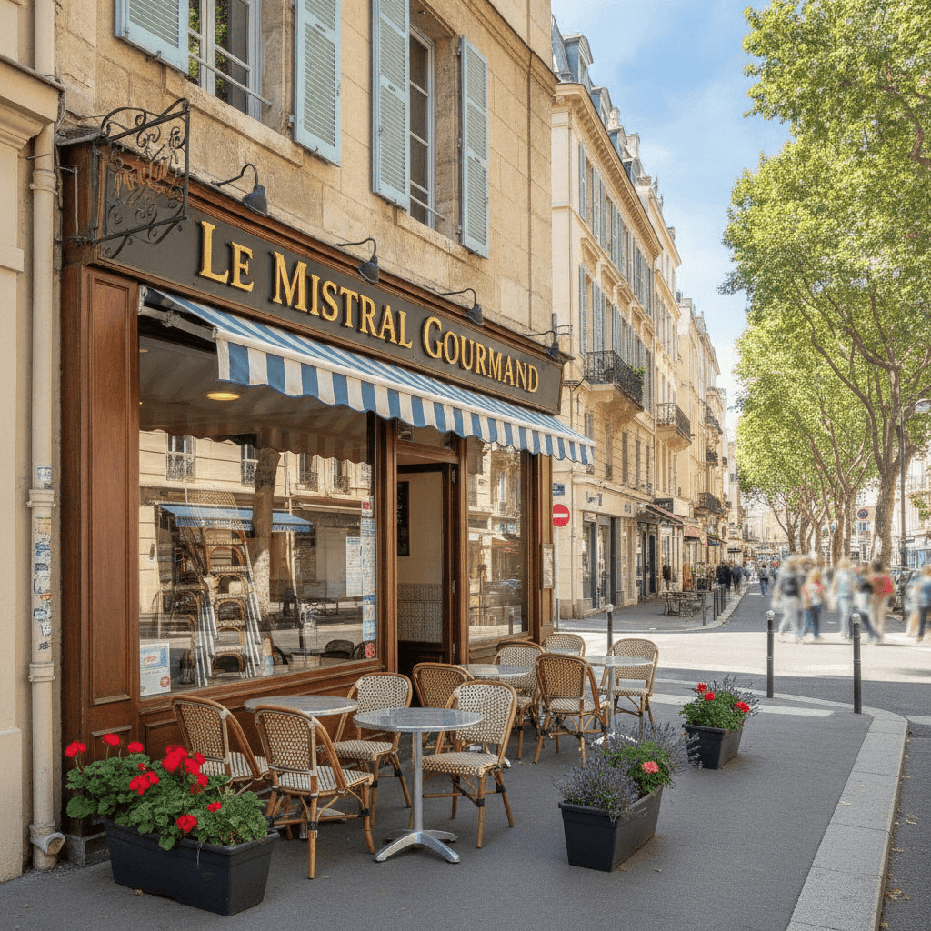 Fast-food 44m² à Marseille : terrasse - licence IV
