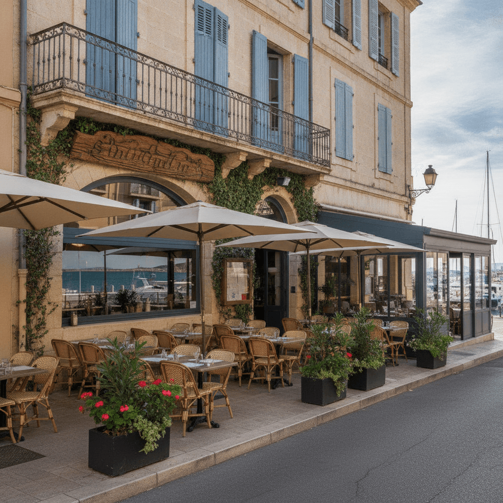 Restaurant 90m² à La Ciotat : terrasse - licence IV - Image 1