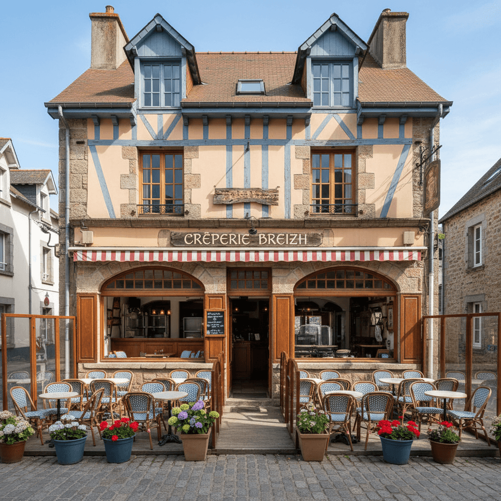 Restaurant à Saint-Brieuc : terrasse - licence IV - Image 1