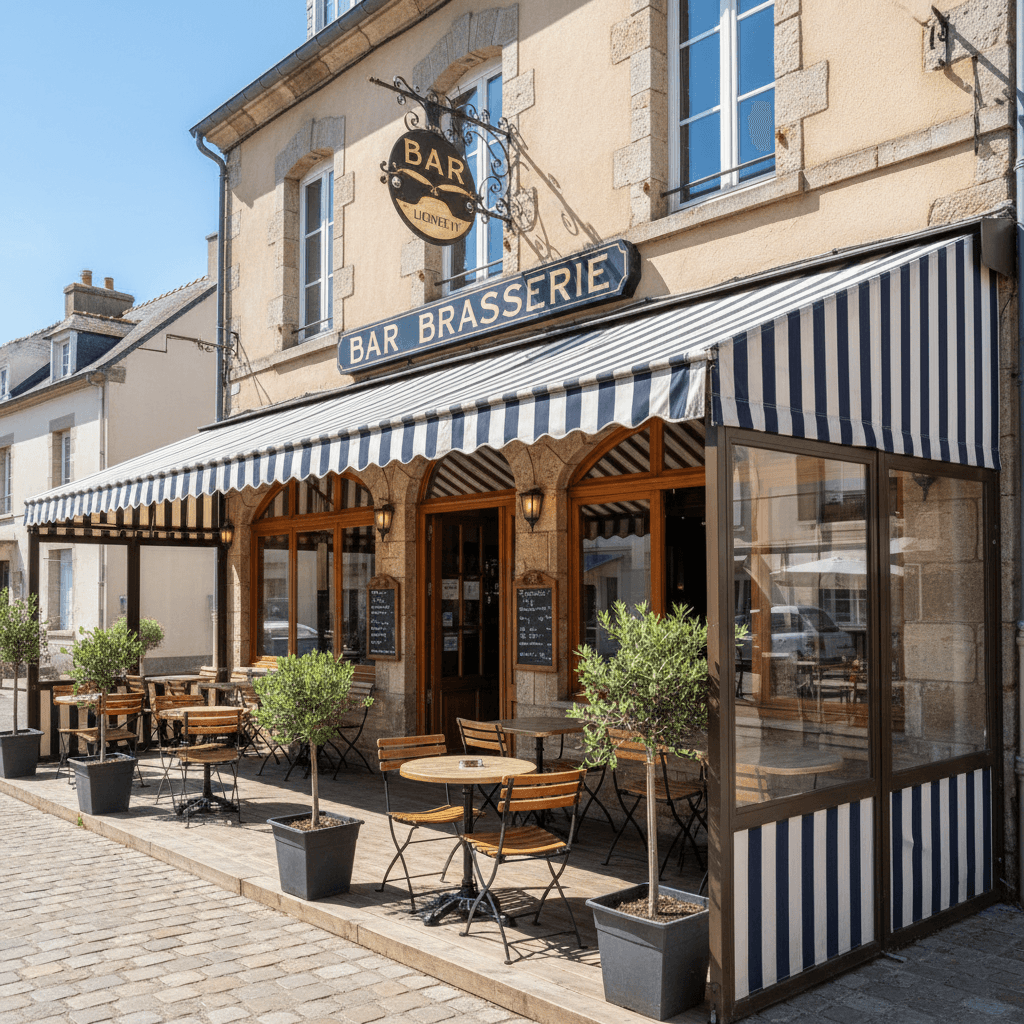 Bar-brasserie à L'Île-D'Yeu : terrasse - licence IV