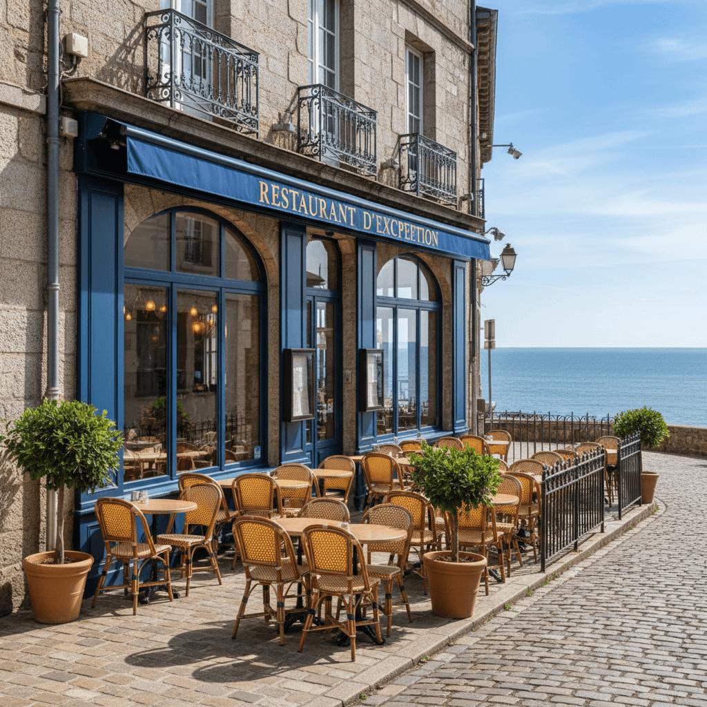 Restaurant à Quimper : terrasse - licence IV - Image 1