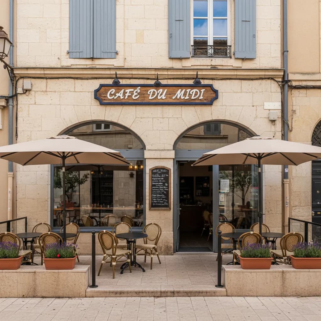 Snack 120m² à Montpellier : terrasse - Image 1