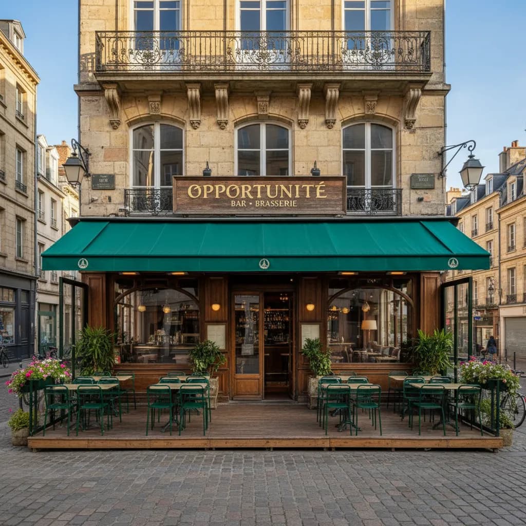 Bar-brasserie 260m² à Nantes : terrasse - licence IV - Image 1