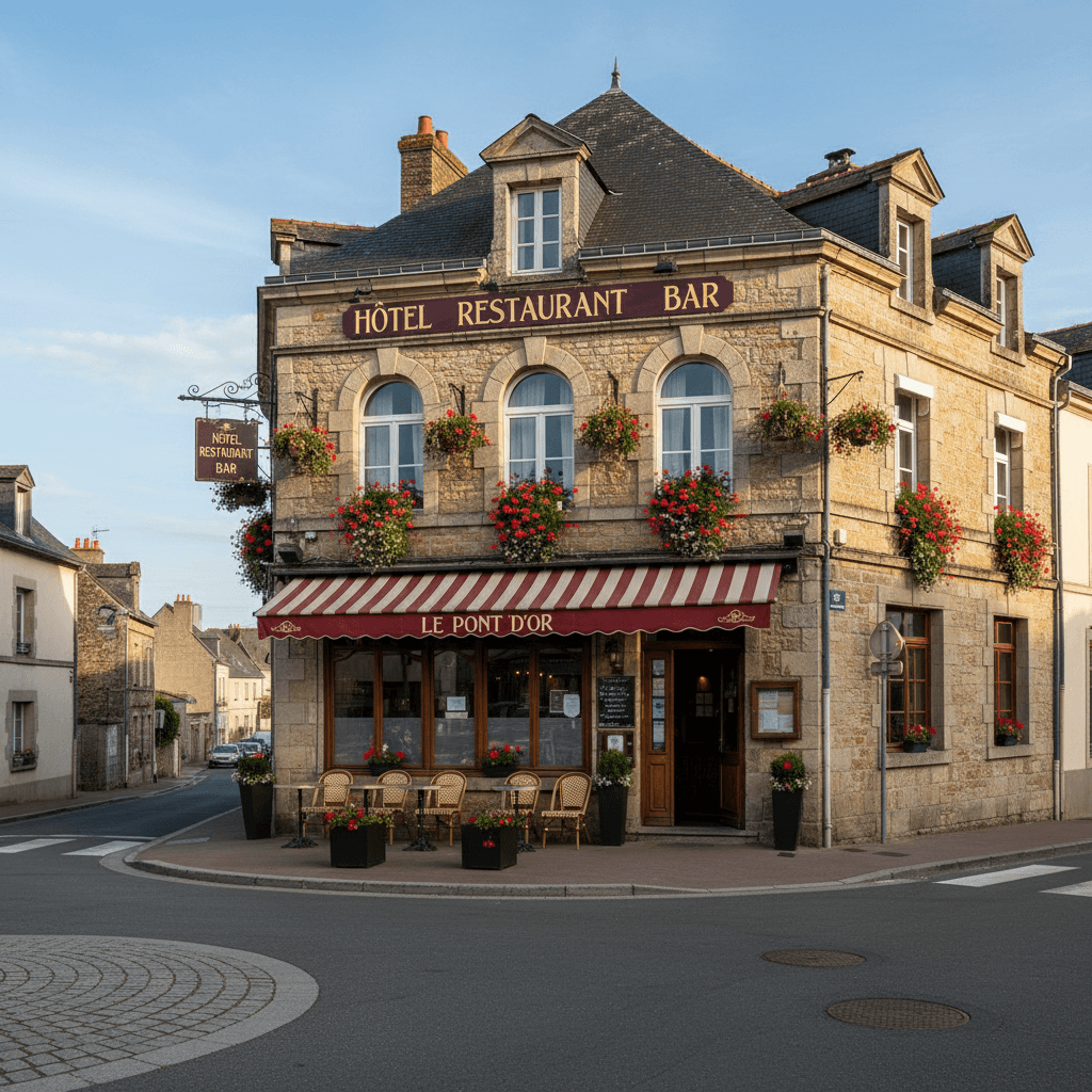Restaurant 350m² à Pontorson : licence IV - extraction - Image 1