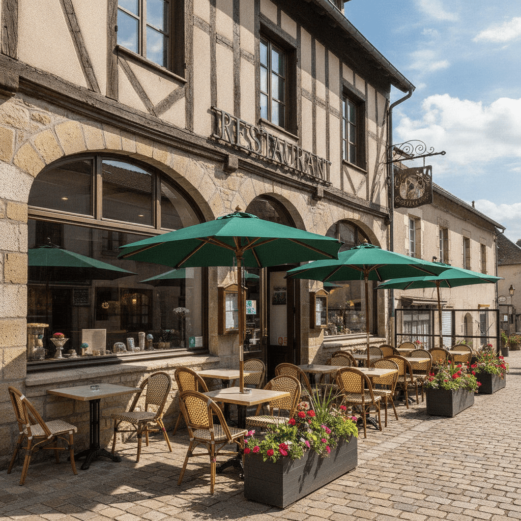 Restaurant 240m² à Saint-Jean-De-Soudain : terrasse - licence IV