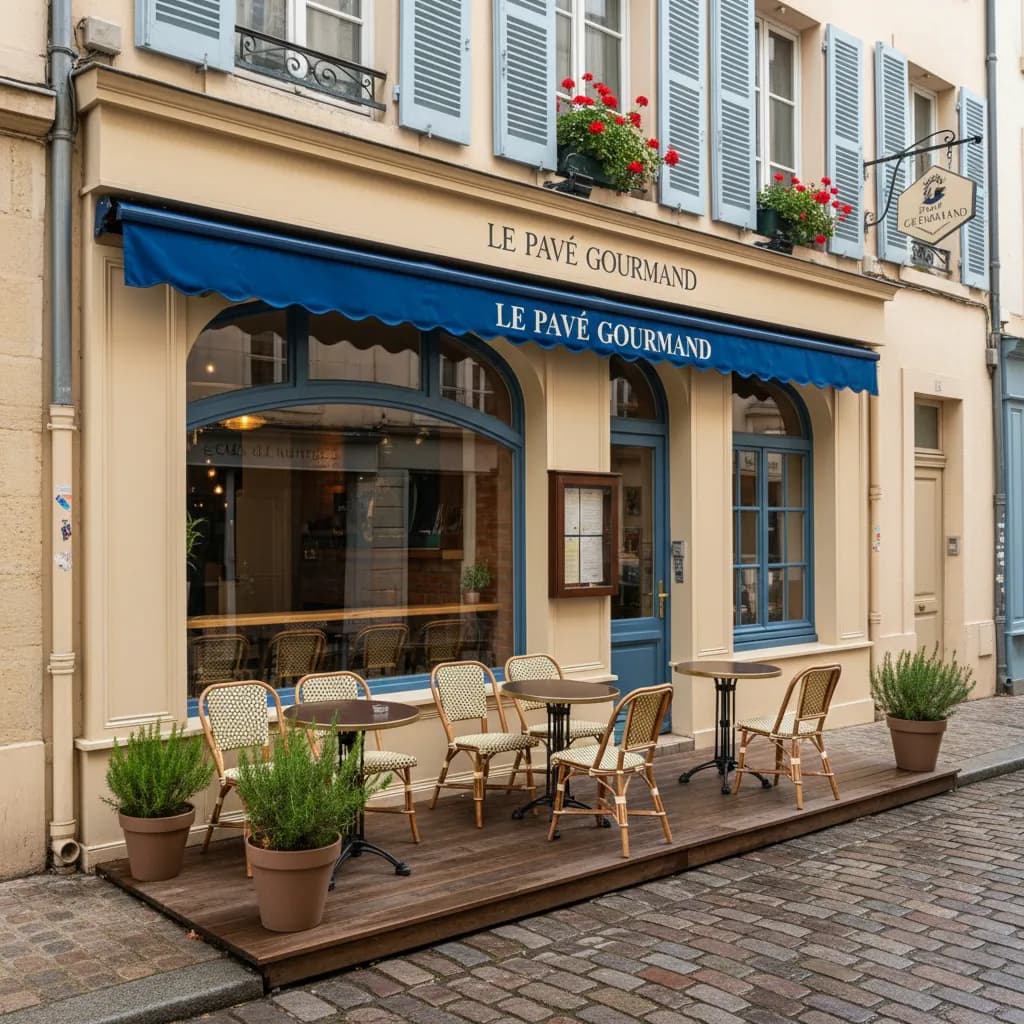 Restaurant à Nantes : terrasse - extraction - Image 1