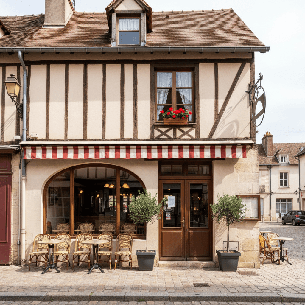 Restaurant à Louhans : terrasse - licence IV - Image 1