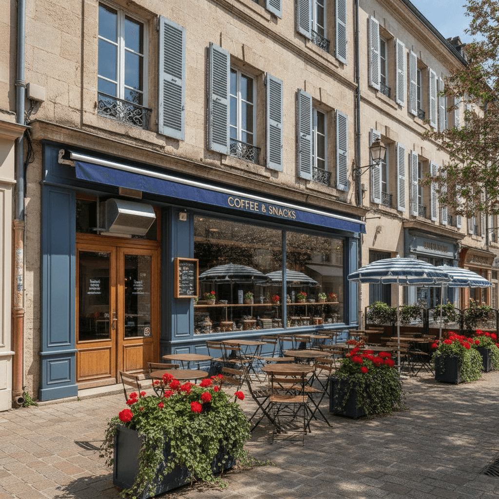 Fast-food 100m² à Valence : terrasse - extraction