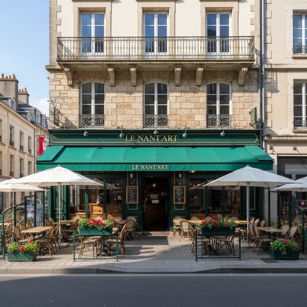 Bar-brasserie 140m² à Nantes : terrasse - licence IV - Image 1