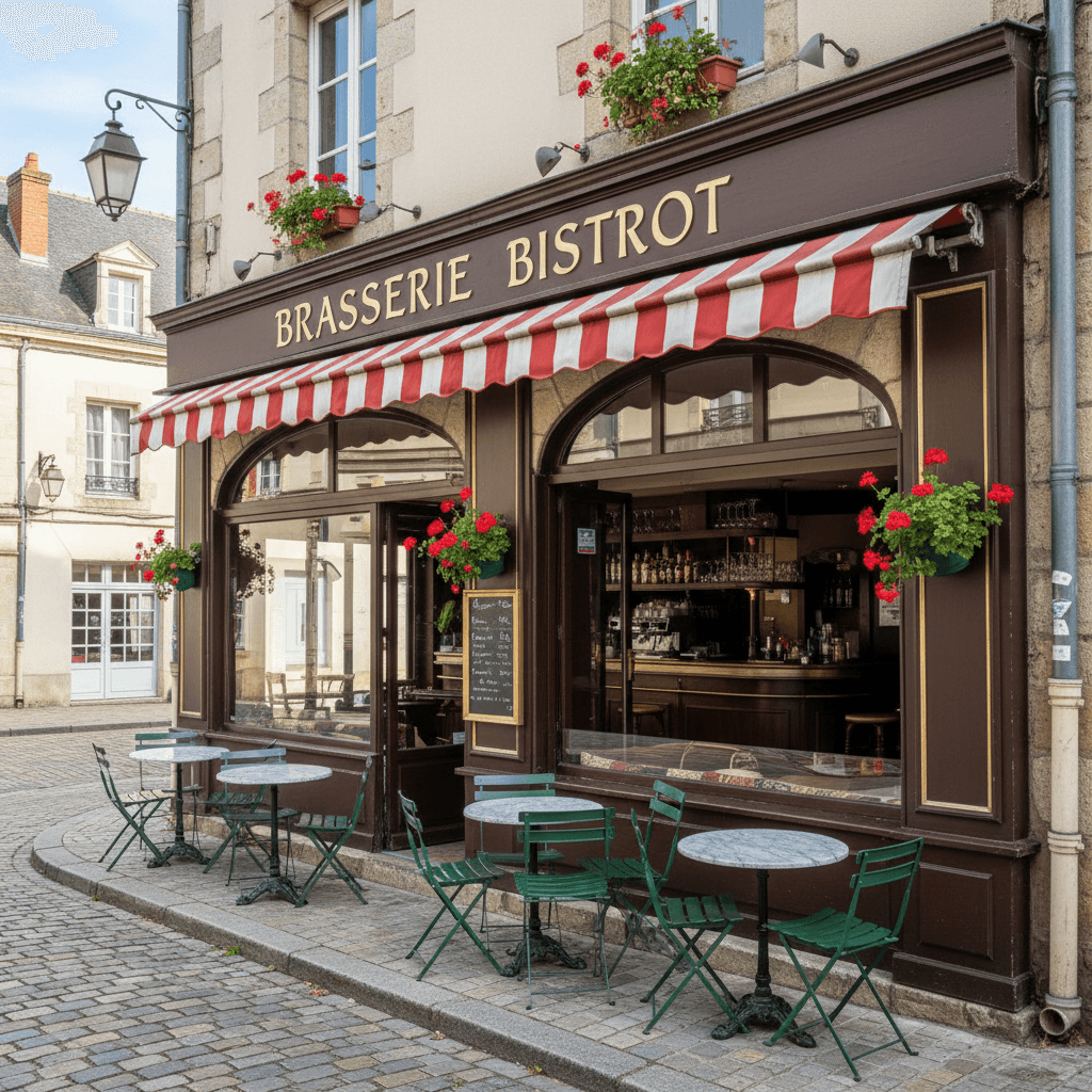 Bar-brasserie 120m² à Beaupréau-En-Mauges : terrasse - licence IV - Image 1