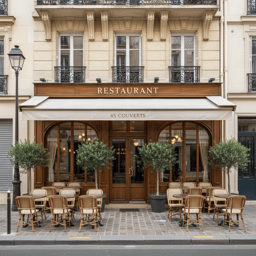 Restaurant 45 couverts à Boulogne-Billancourt : extraction - cuisine équipée - Image 1