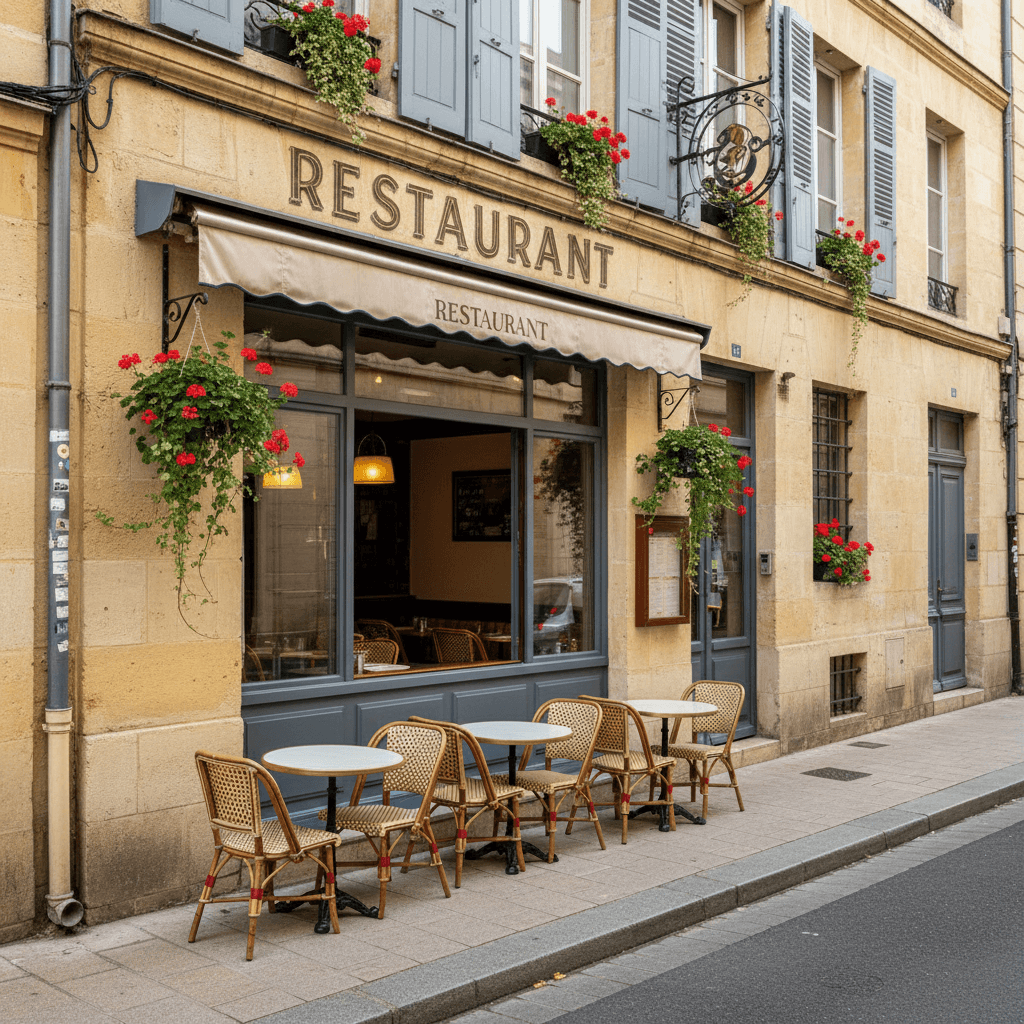 Restaurant 48m² à Bordeaux : extraction - cuisine équipée