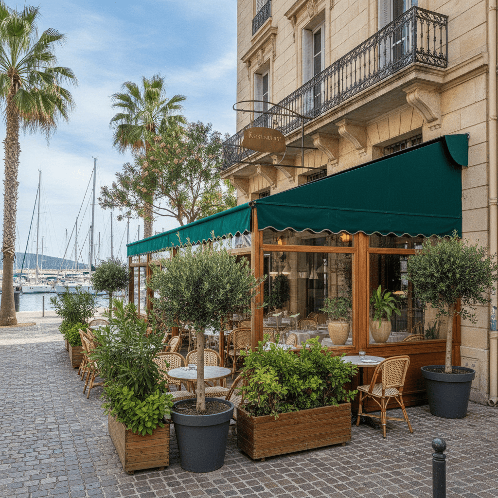 Restaurant 122m² à Saint-Raphaël : terrasse - licence IV