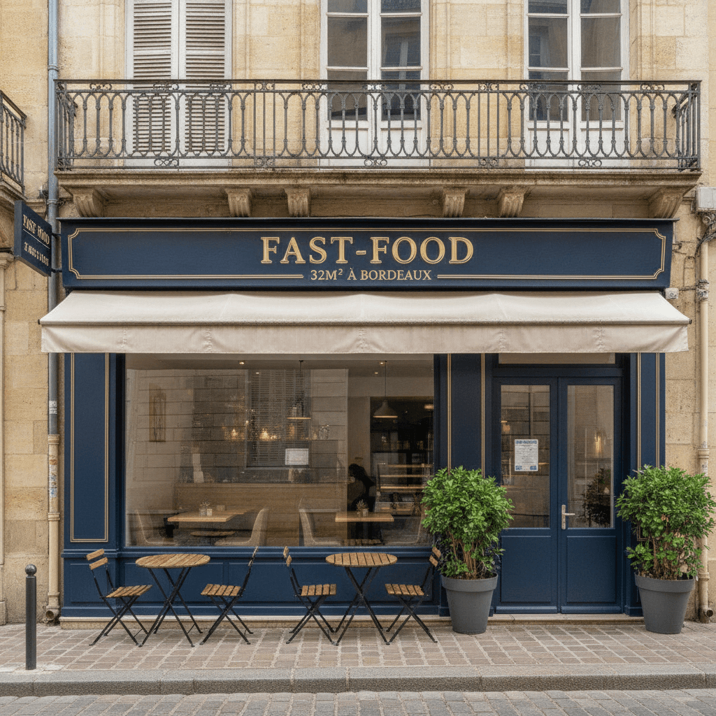 Fast-food 32m² à Bordeaux - Image 1
