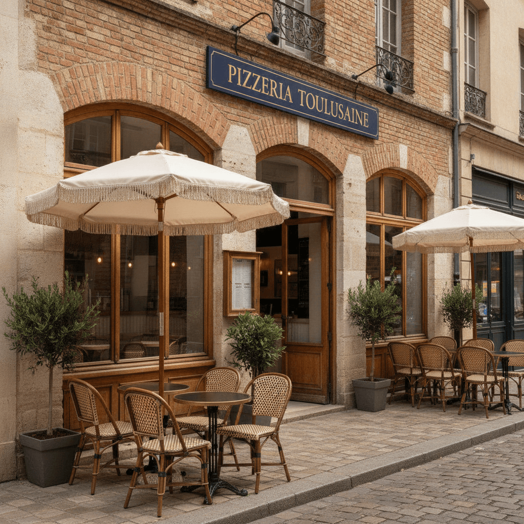 Fast-food à Toulouse : terrasse