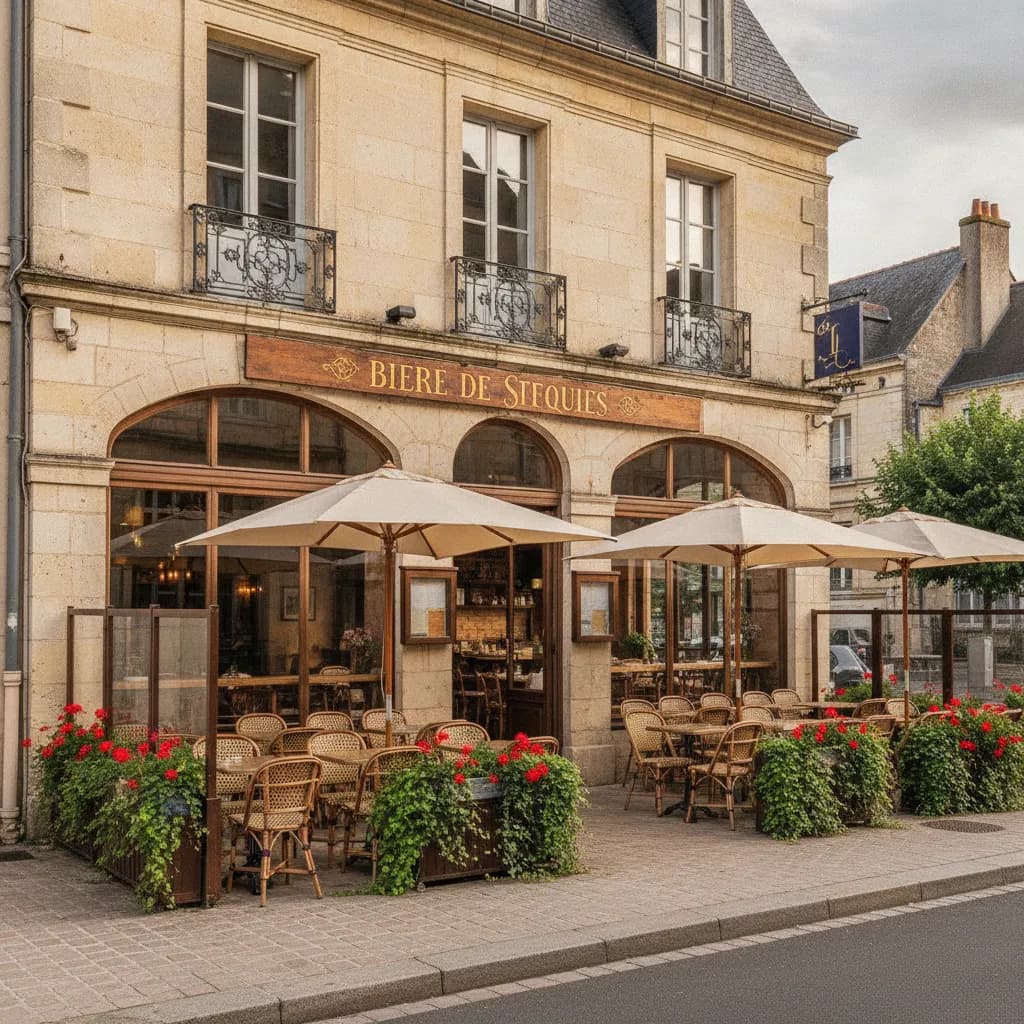 Restaurant à Caen : terrasse - Image 1