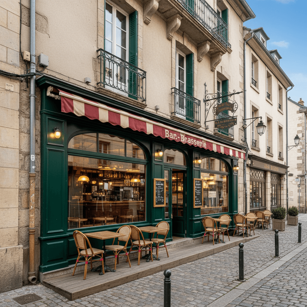Bar-brasserie 120m² à Sonnaz : terrasse - licence IV - Image 1