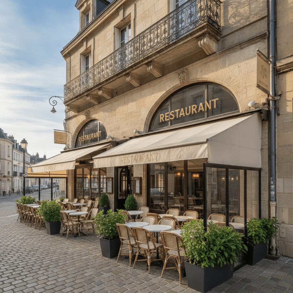 Restaurant à La Roche-Sur-Yon : terrasse - licence IV