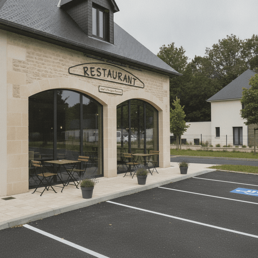 Restaurant 84m² à Thorigné-Fouillard : parking