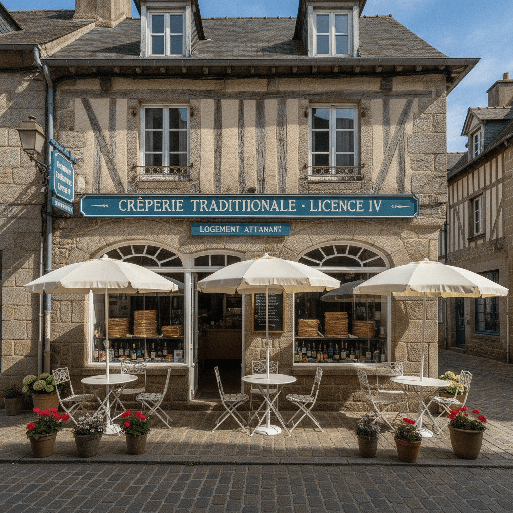 Restaurant à Quimper : terrasse - licence IV