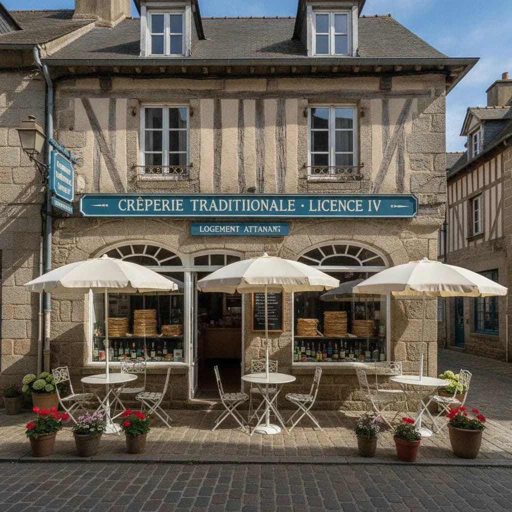 Restaurant à Quimper : terrasse - licence IV - Image 1