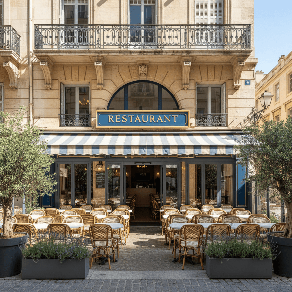 Restaurant à Marseille : terrasse - licence IV
