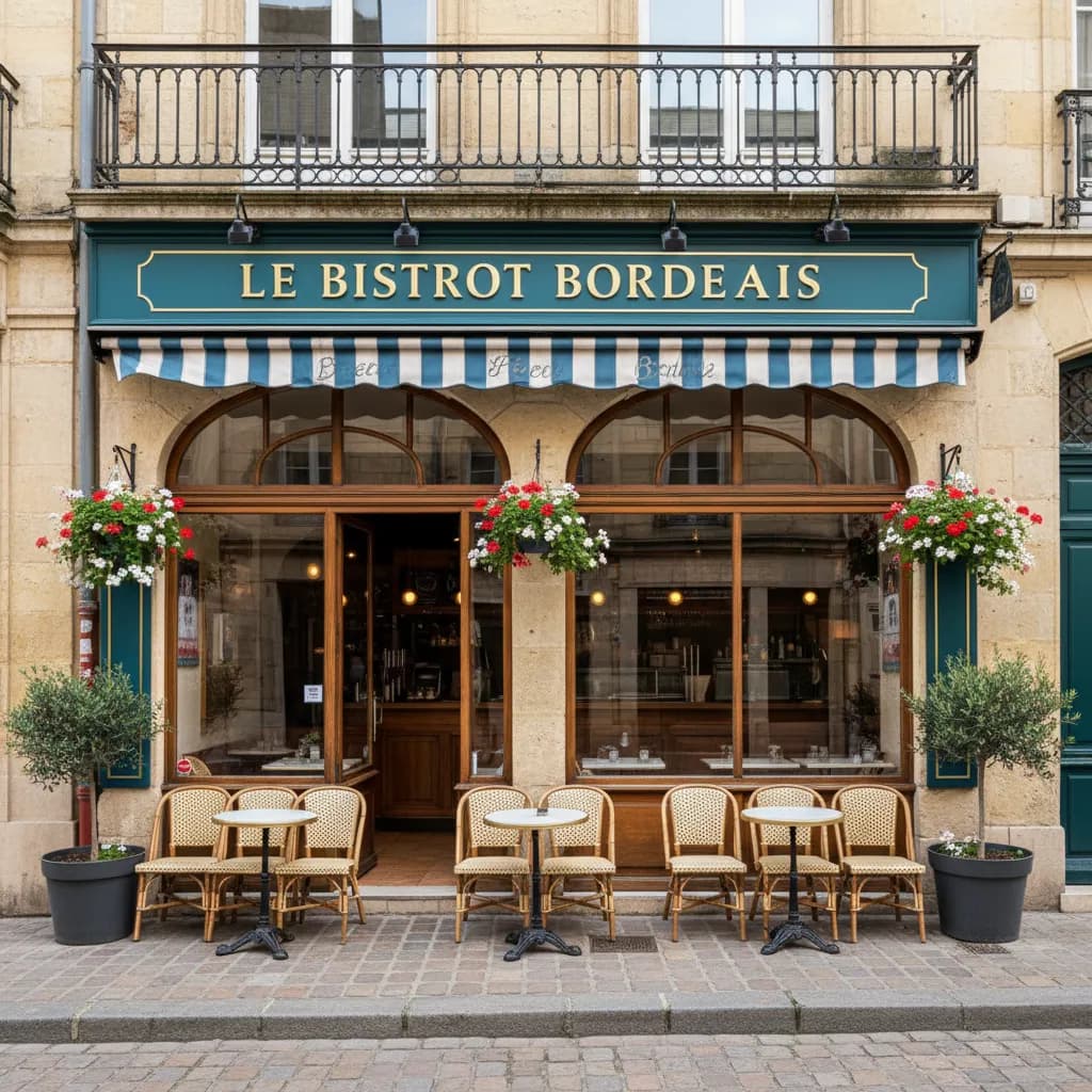 Restaurant 92m² à Bordeaux : terrasse - licence IV - Image 1