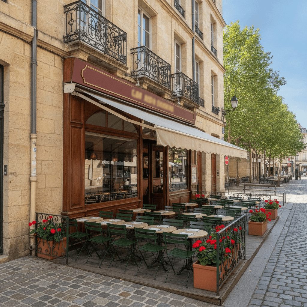Restaurant 165m² à Bordeaux : terrasse - licence IV