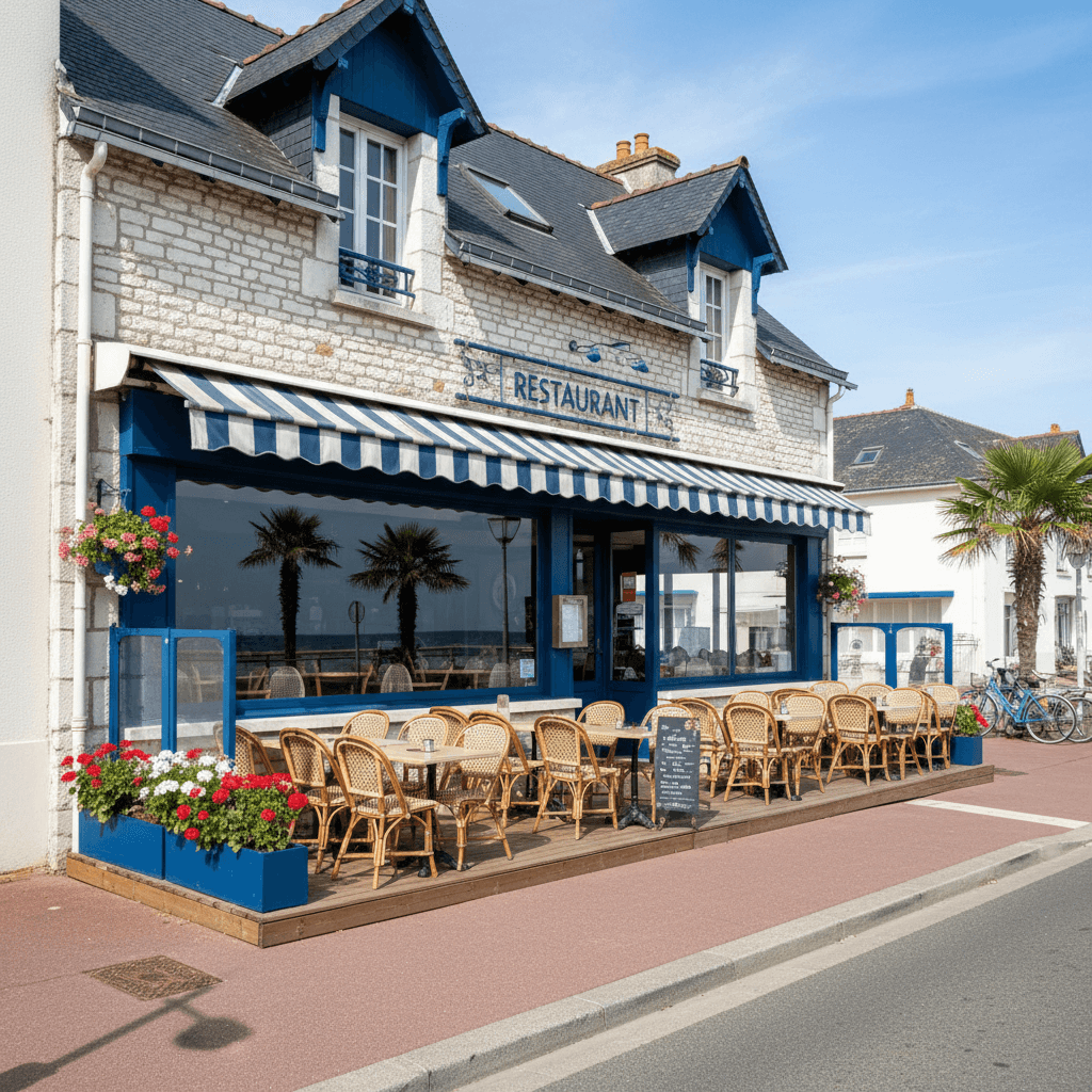 Restaurant 350m² à Saint-Jean-De-Monts : terrasse - licence IV - Image 1