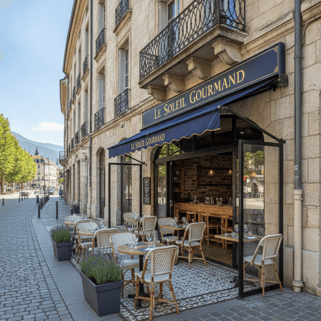 Restaurant 71m² à Aix-Les-Bains : terrasse - licence IV - Image 1