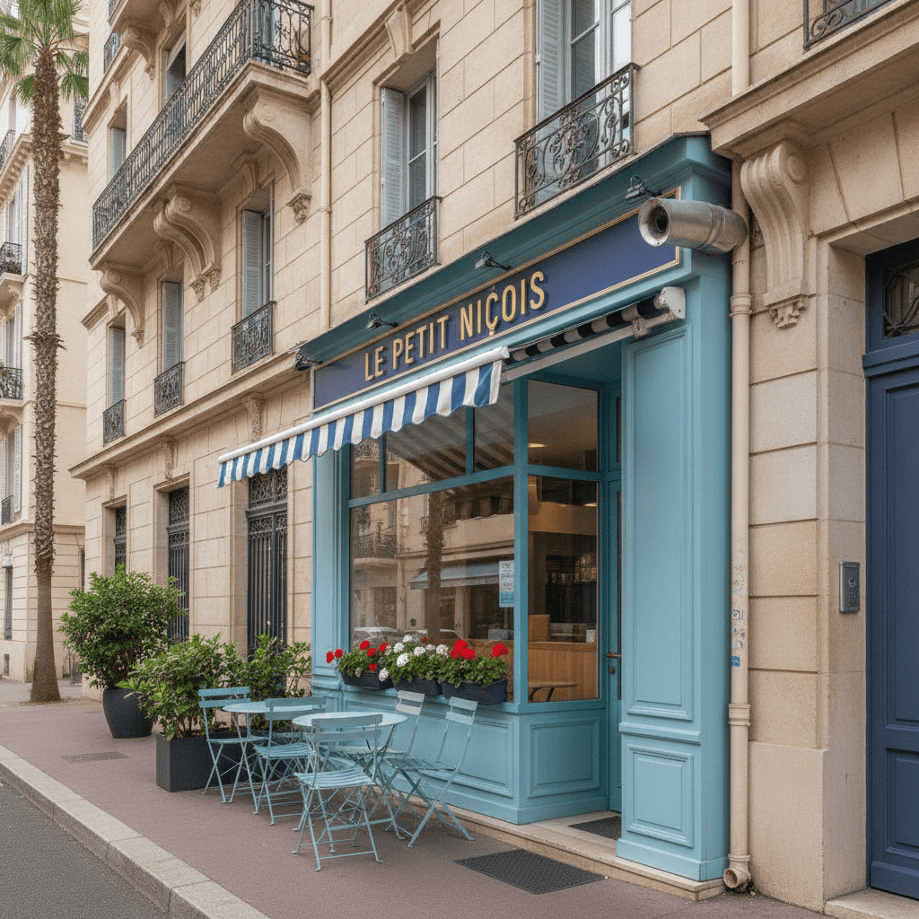 Fast-food 30m² à Nice : terrasse - extraction - Image 1