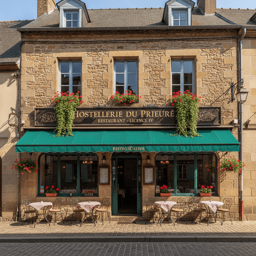 Restaurant à Saint-Quirin : terrasse - licence IV